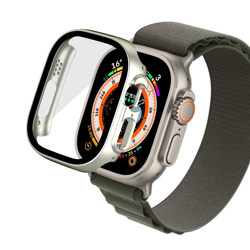Suitable For Apple Watch Ultra 3 Protective Case 49Mm Pc Tempered Film Integrated Apple Watch Protective Case - Image 2